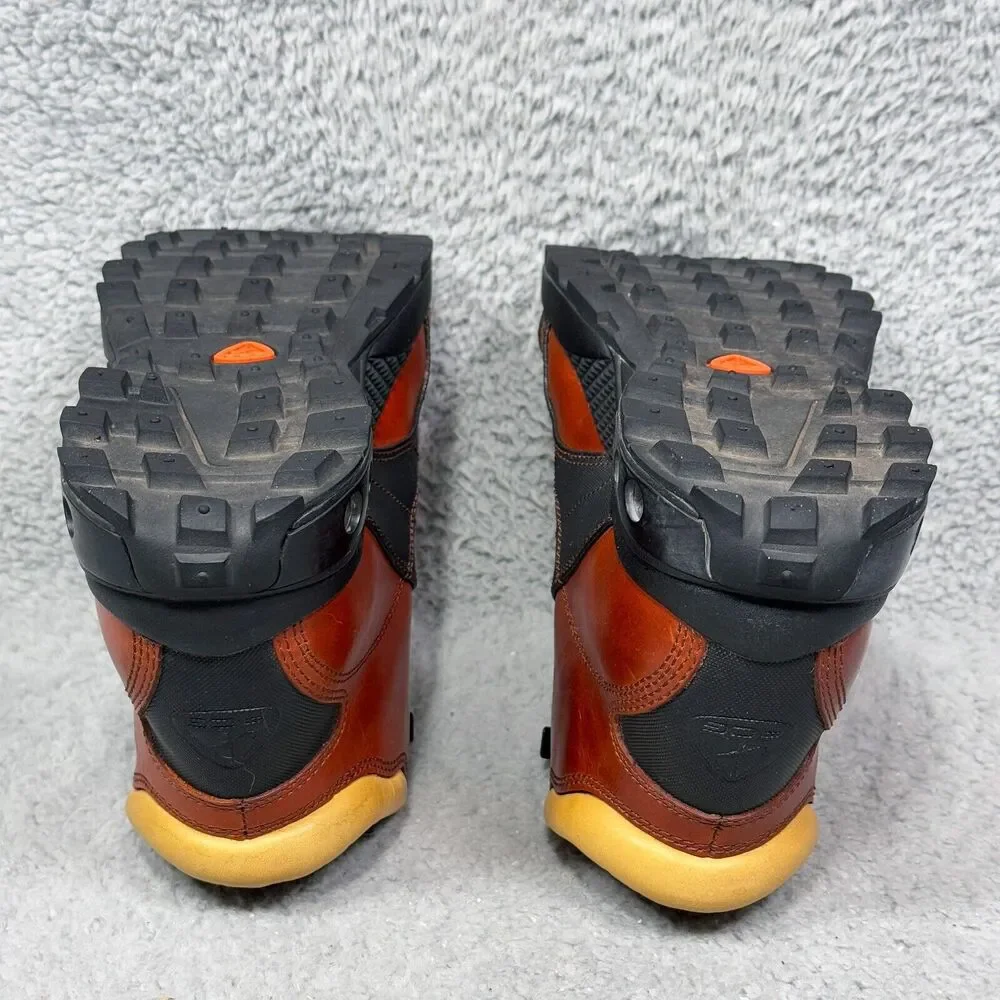 Nike ACG Air Adventurist Mens Size 6.5‎ Hiking Boots Black Brown Leather Vintage